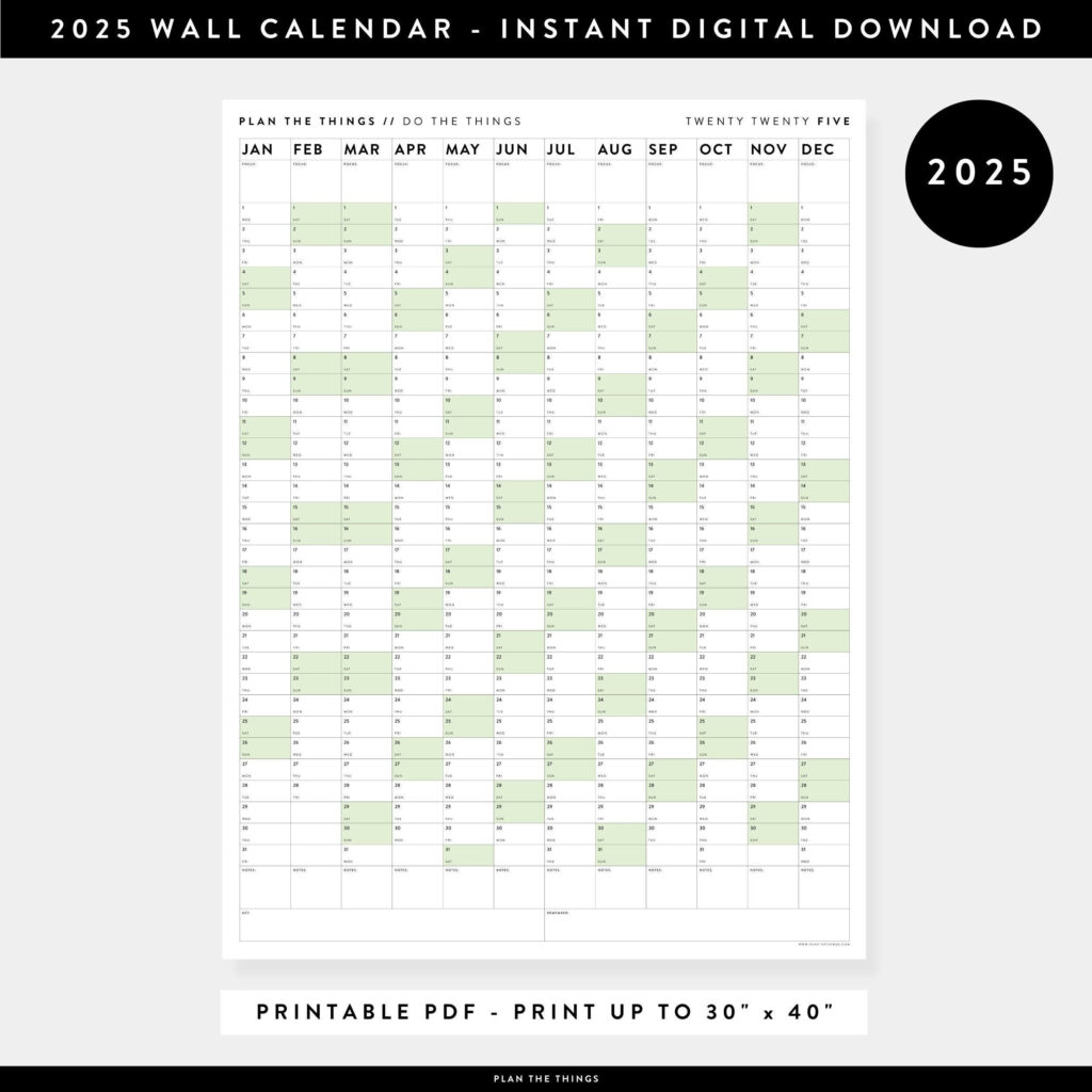 2025 Wall Calendars A Comprehensive Guide Editable Calendar Planner 2025