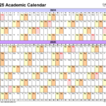 Academic Calendar Spring 2025 Excel Calendar 2025 Download