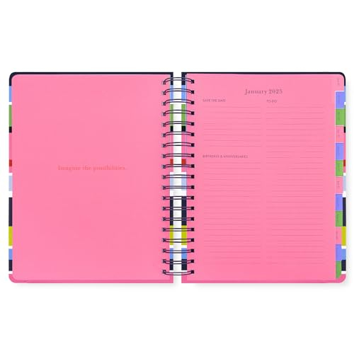 Agenda Diaria Kate Spade 2024 2025 Mega Planner Agosto 2024 diciembre 