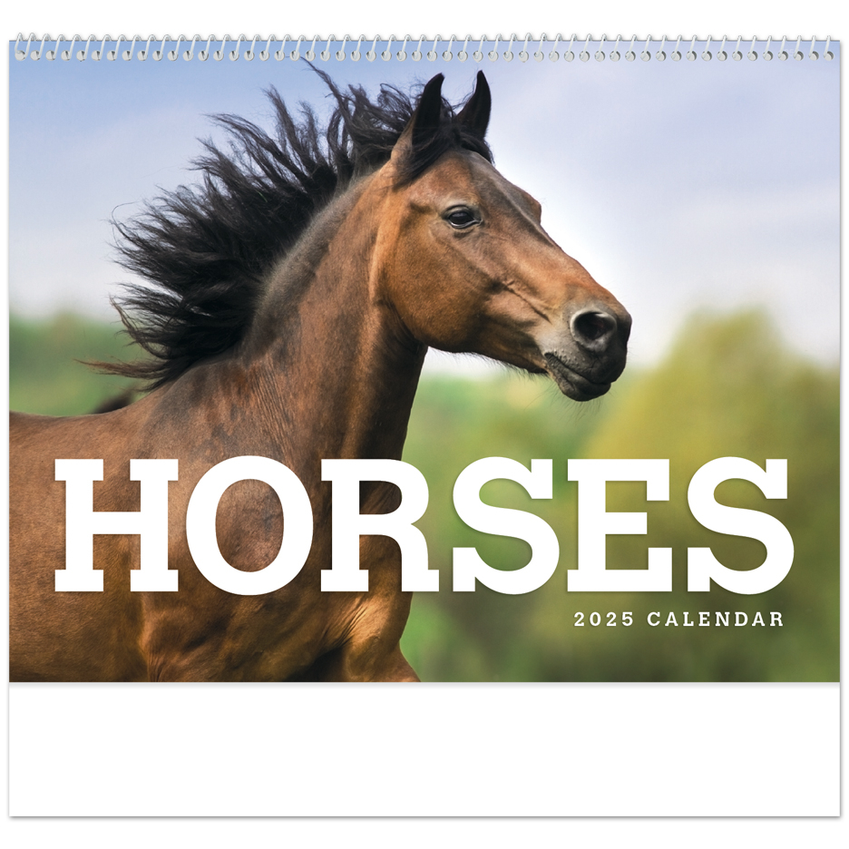 April 2025 Horse Calendar Editable Calendar Planner 2025