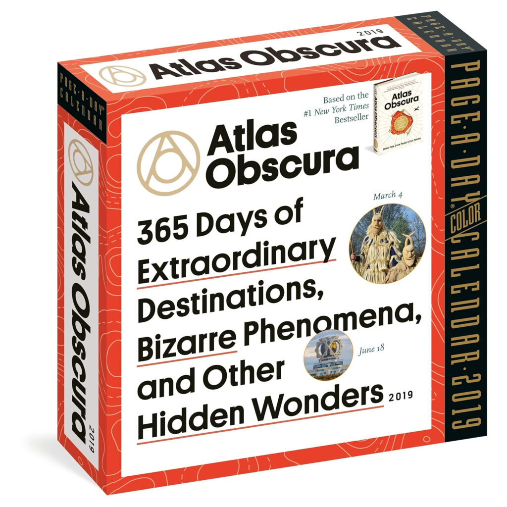 Atlas Obscura Page A Day Calendar 2019 Atlas Obscura 9781523503346 