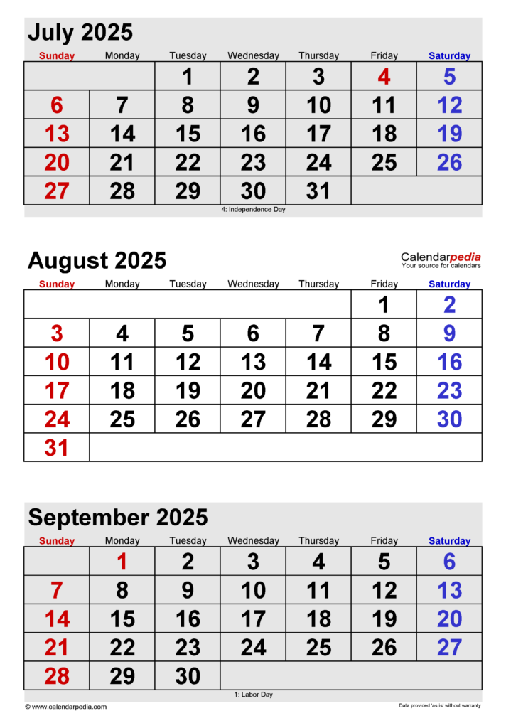 August And September 2025 Calendar Printable Plan Your Month With 