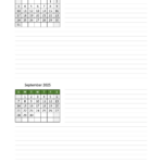 August And September 2025 Calendar WikiDates