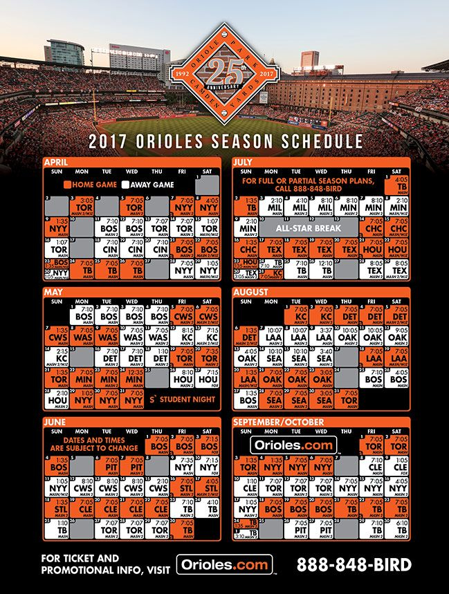 Baltimore Orioles Calendar 2025 Irma Mireille