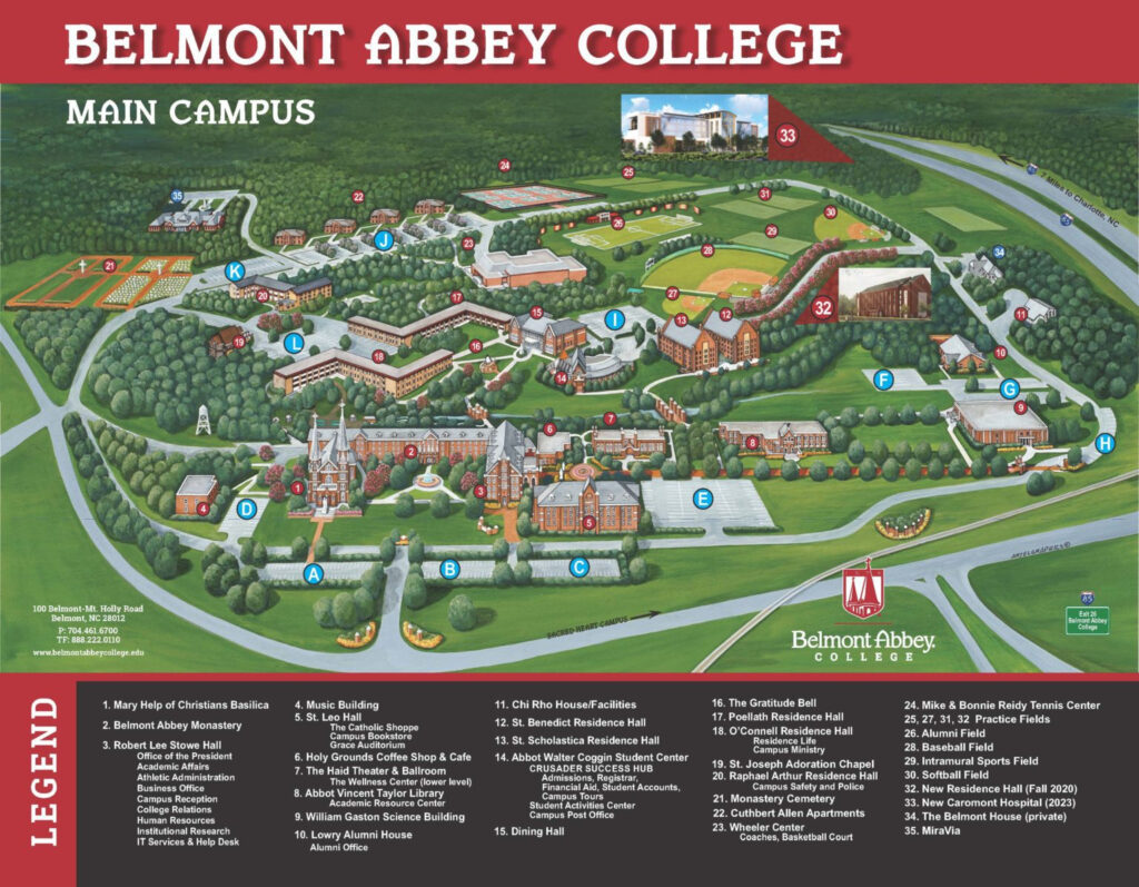 Belmont Abbey 2025 Academic Calendar Danit Elenore