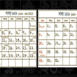 Bengali Calendar 2025 A Comprehensive Guide Editable Calendar