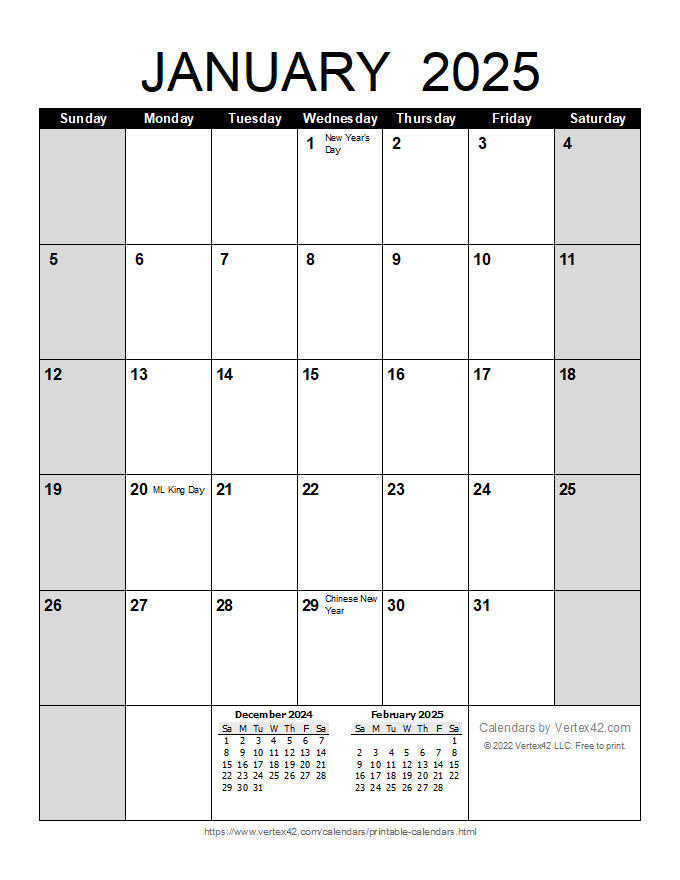 Blank Monthly Calendar 2025 A Comprehensive Guide For Planning And 