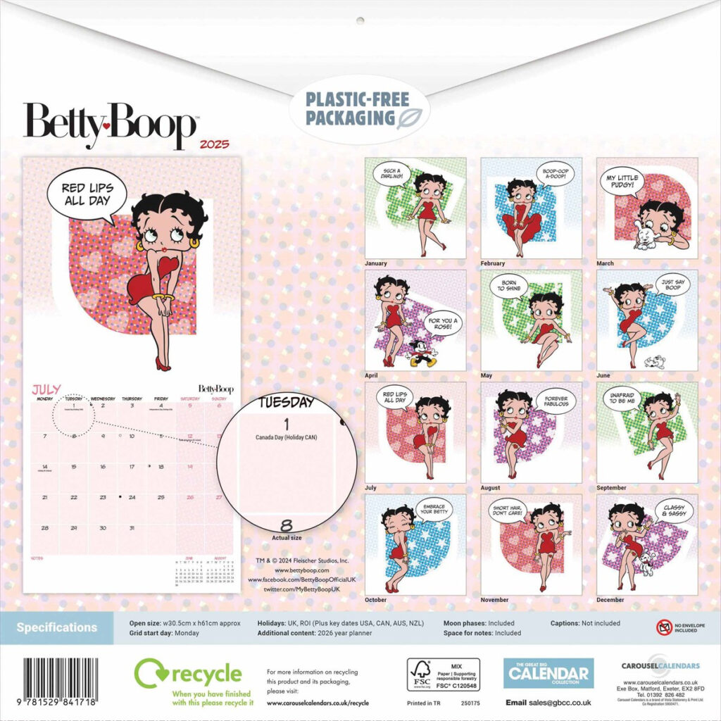 Boop My Nose Calendar 2025 Ellene Noellyn