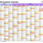 Boston University Academic Calendar 2025 2026 Editable Calendar