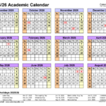 Boston University Academic Calendar 2025 2026 Editable Calendar