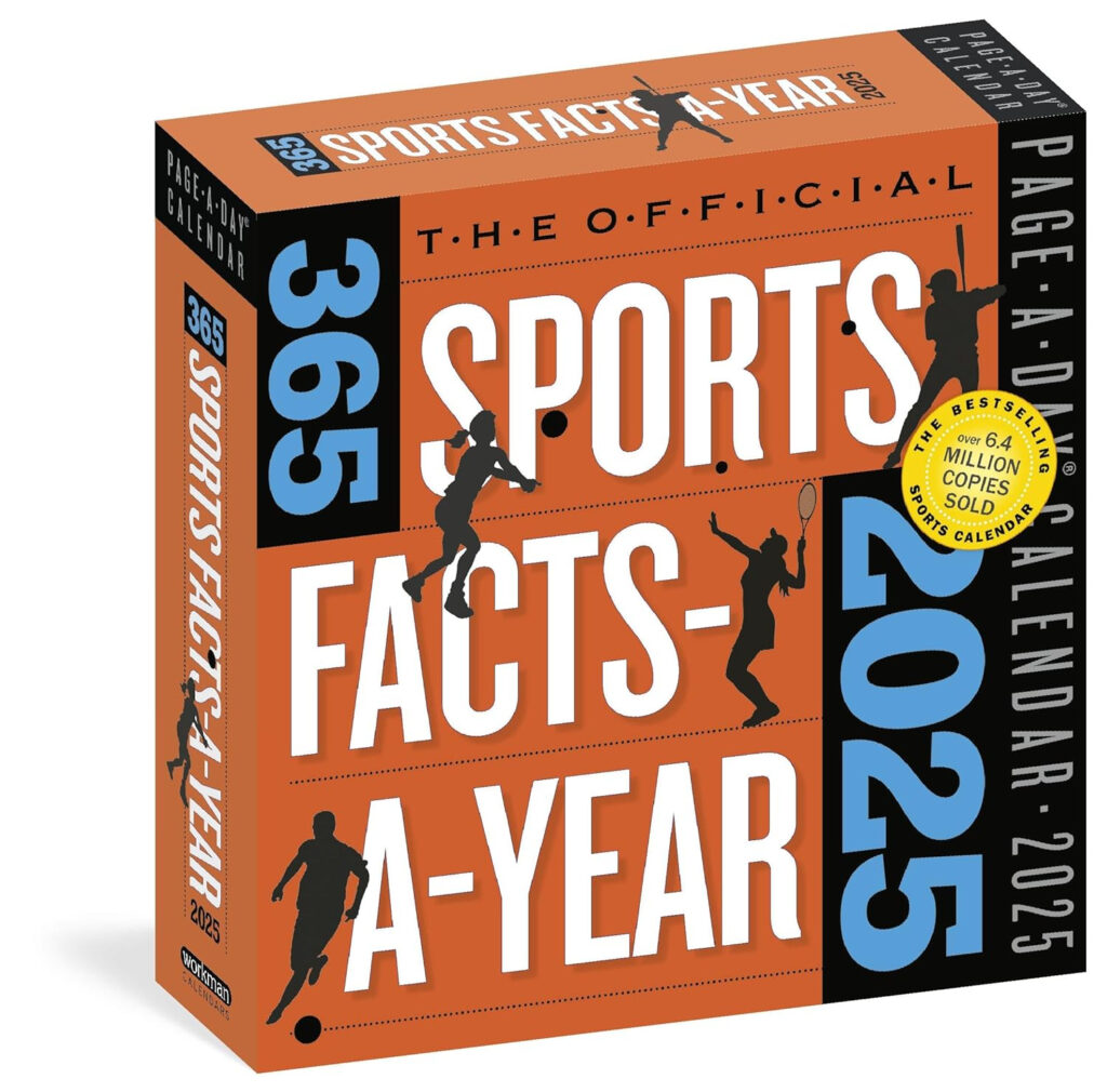 Buy Official 365 Sports Facts A Year Page A Day Calendar 2025 Triva 