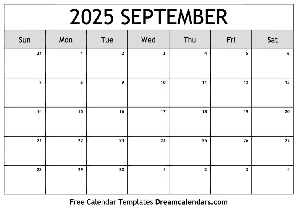 Calendar Sep 2025 June 2025 Printable Nadya Valaria