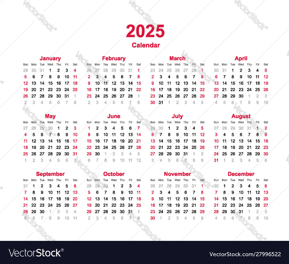 Calendario 2025 A Comprehensive Guide To The 12 Months Editable