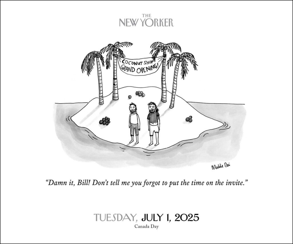 Cartoons From The New Yorker 2025 Day to Day Calendar Book Summary 