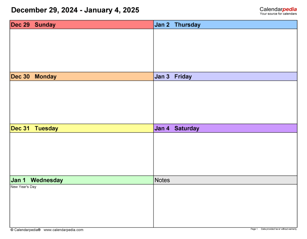 Create A Weekly Calendar For 2025 With Easemytrip Brear Willyt