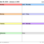 Create A Weekly Calendar For 2025 With Easemytrip Brear Willyt