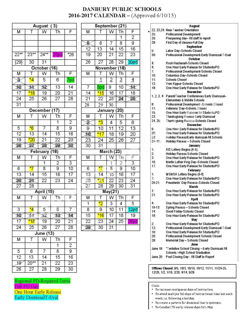 Danbury Public Schools 2025 26 Calendar 2025 26 Sula Zaneta