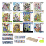 Diamond Painting Kalender Fr hliche Wegbegleiter F r 2024 2025 Inkl