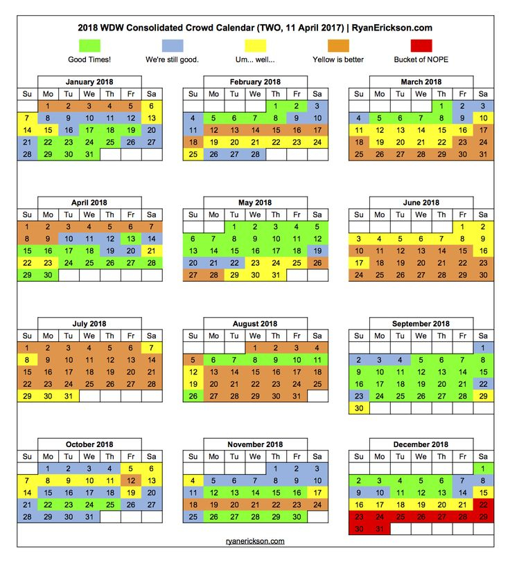 Disney Crowd Calendar For 2025 Mora Tabbie