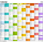 Excel 2025 Calendar Template Helge Kristyn