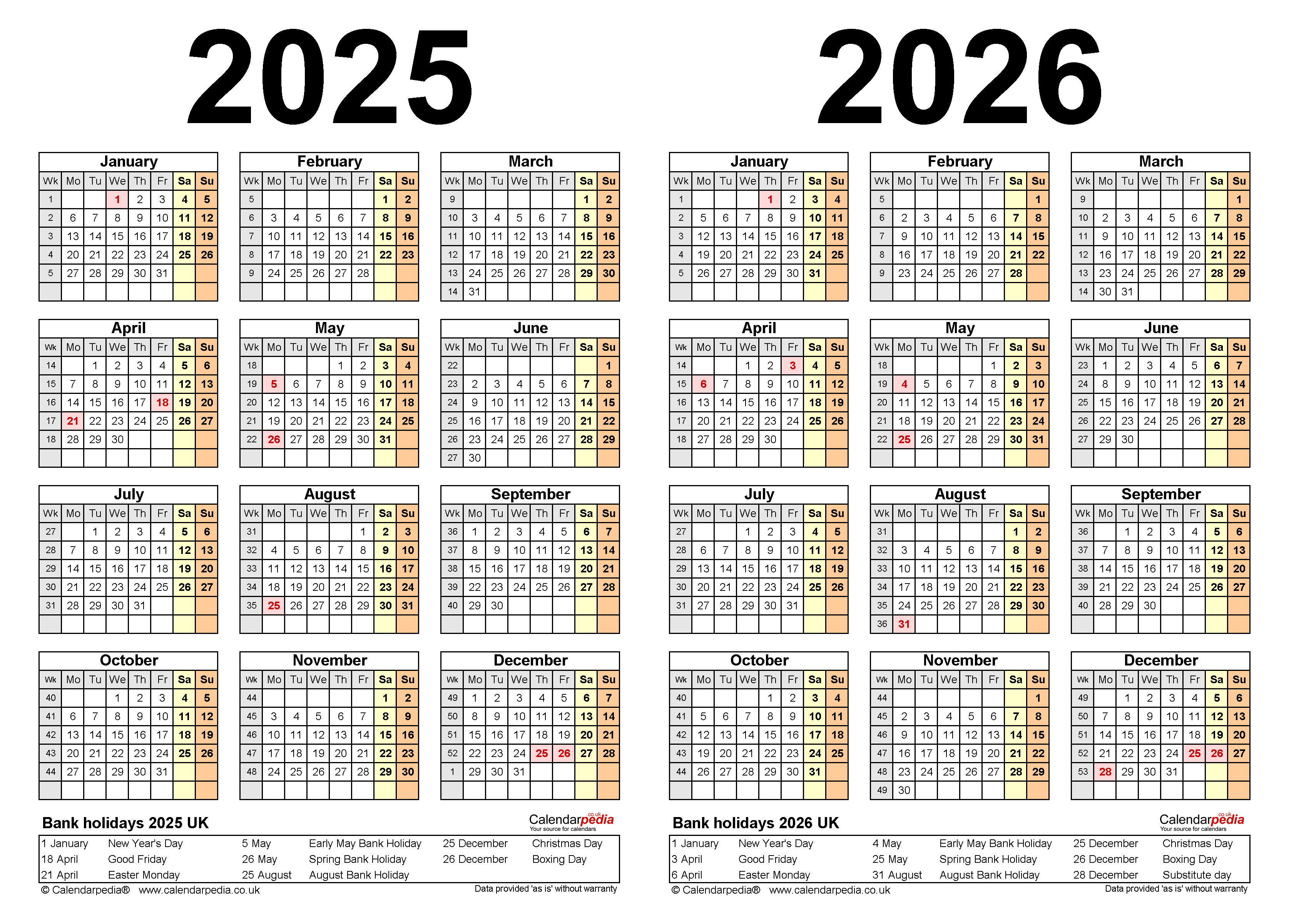 Excel Calendars For 2025 And 2026 A Comprehensive Guide Calendar