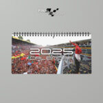 F1 Charles Leclerc 2025 Formula 1 Desk Calendar With All Races And High