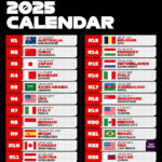 F1 Presenting The 2025 FIA Formula One World Championship Calendar