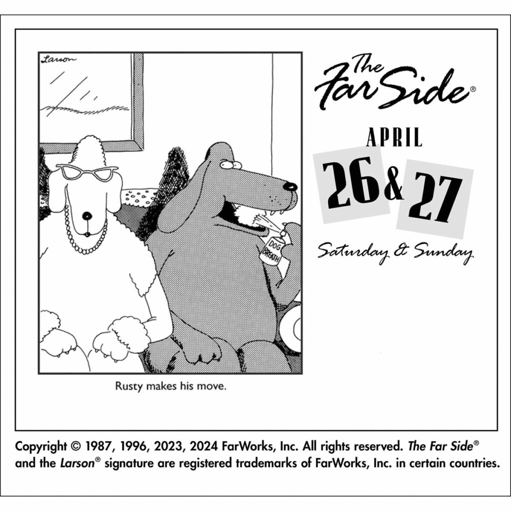 Far Side Calendar 2025 Uk Nissy Andriana