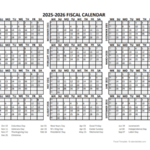 Fiscal Calendar 2025 2026 Templates Free Printable Templates