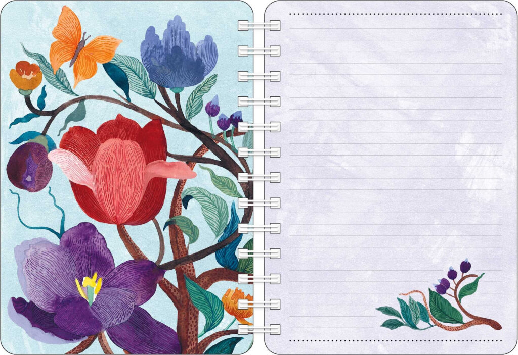 Flora Fauna By Malin Gyllensvaan 2025 Weekly Planner Calendar Book 