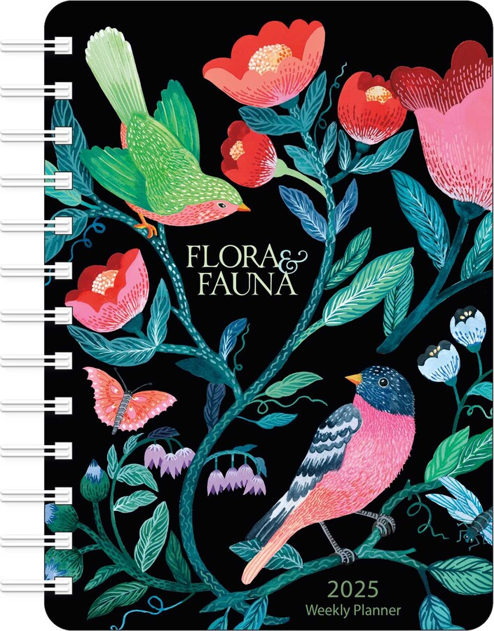 Flora Fauna By Malin Gyllensvaan 2025 Weekly Planner Calendar Book