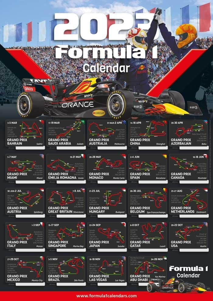 Formula 1 Calendar 2025 A Comprehensive Overview Calendar 2025 