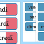 FREE French Days Word Cards teacher Made