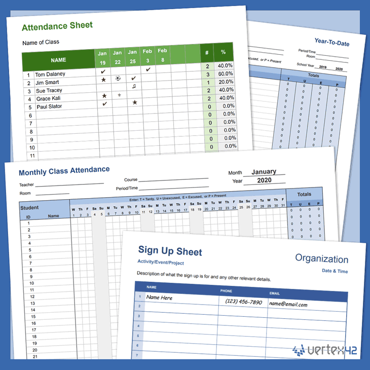 Free Printable 2025 Employee Attendance Calendar Pdf Excel Dolli Gabriel