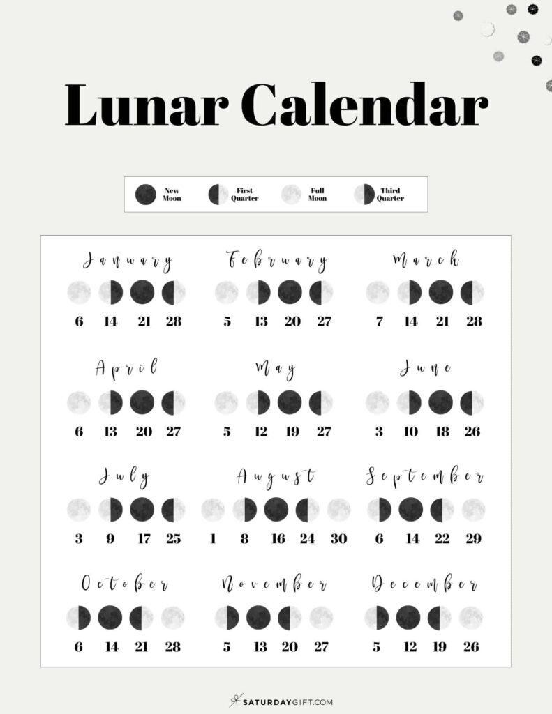 Free Printable 2025 Full Moon Calendar Gwenni Angelica