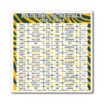 Green Bay Packers 2025 Printable Schedule Lucia Rivalee