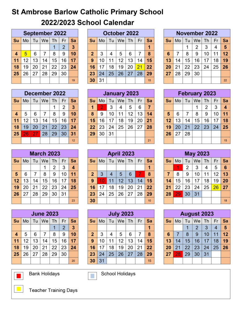 Greensboro College Academic Calendar