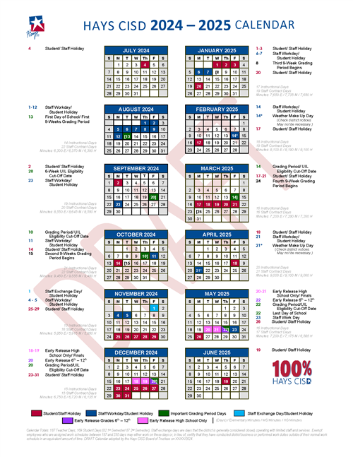 Hays Cisd School Calendar 2025 Erika Bertina