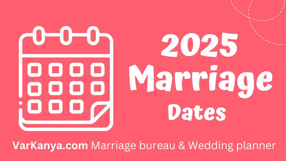 Hindu Wedding Dates 2025 An Auspicious Guide Calendar 2025 June July 