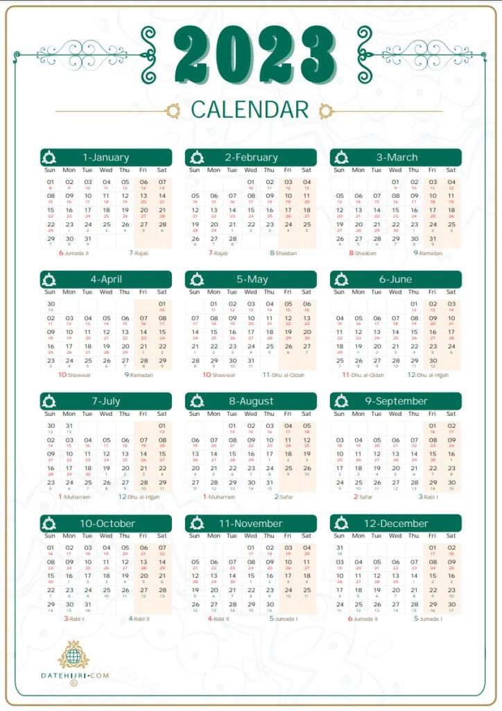 Islamic Calendar 2025 A Comprehensive Guide To Holidays And 