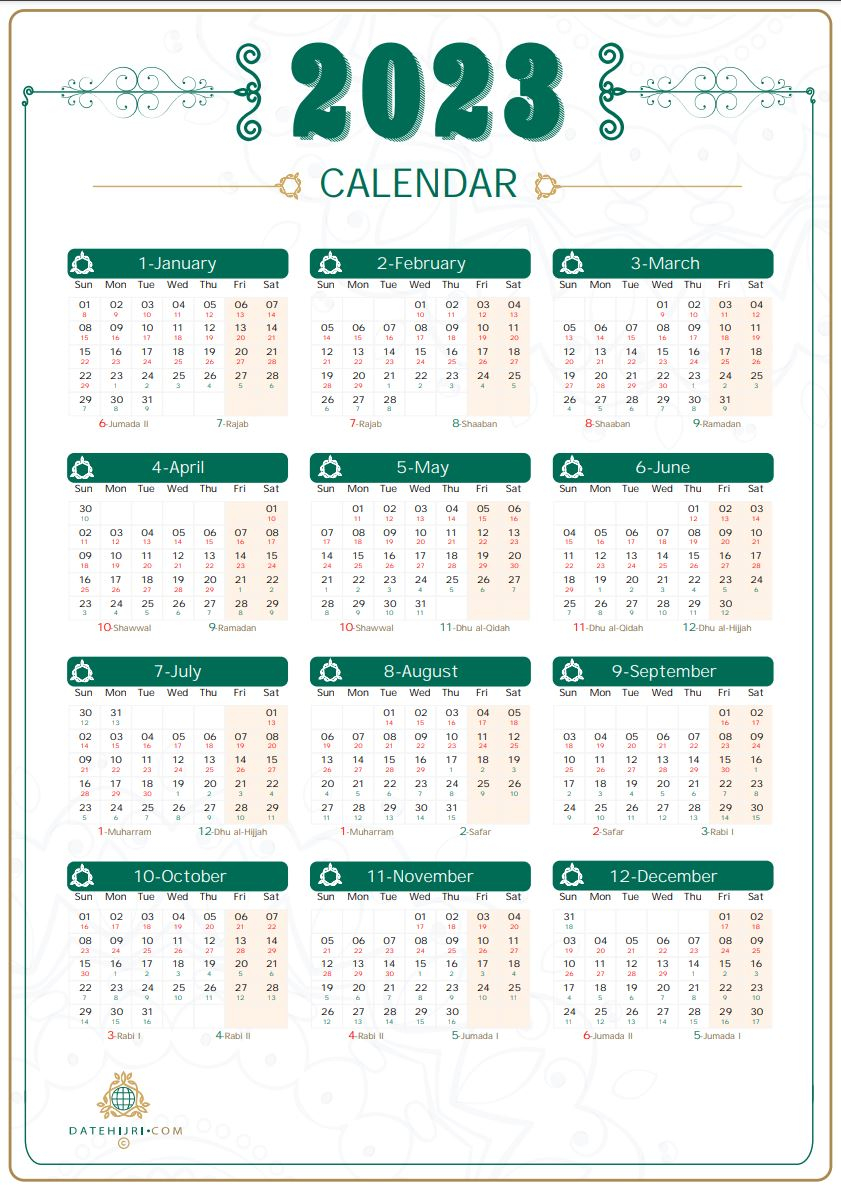 Islamic Calendar 2025 A Comprehensive Guide To Holidays And