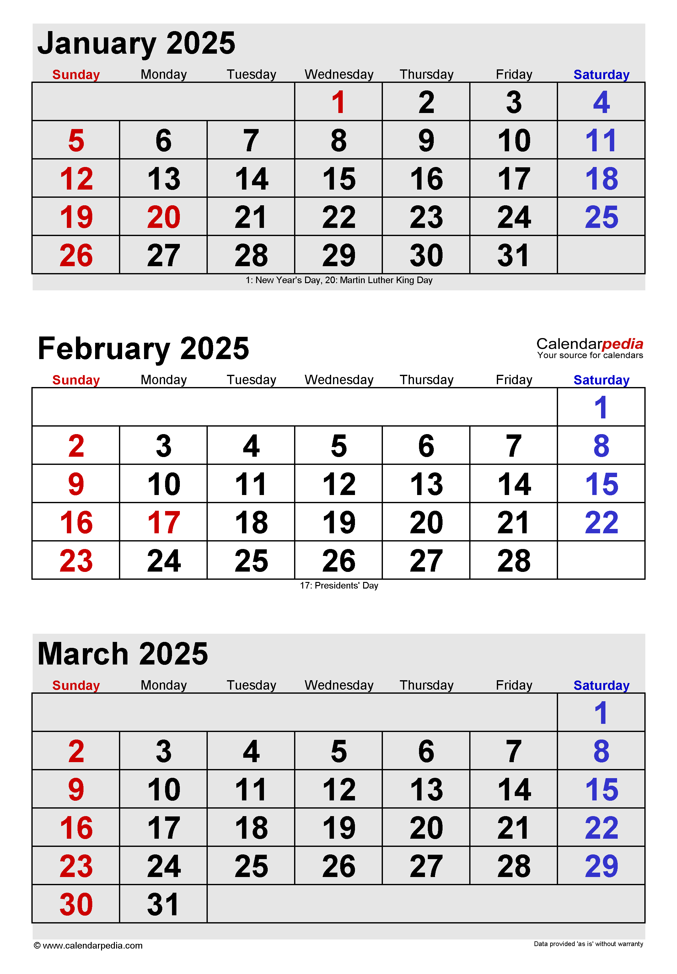 Jan To March 2025 Calendar Aili Lorine