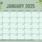 January 2025 Calendar 52 Free PDF Printables