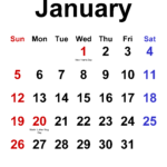 January 2025 Calendar PDF A Comprehensive Guide To The First Month Of