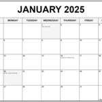 January 2025 Printable Calendar With Holidays 2025 Blank Anita Corrinne