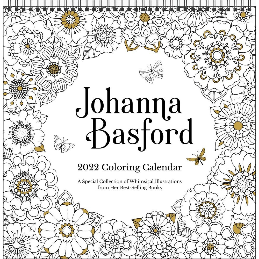 Johanna Basford 2025 Coloring Calendar Calendar 2024 2025