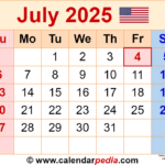 July 2025 Calendar Word A Comprehensive Guide Calendar 2025 June