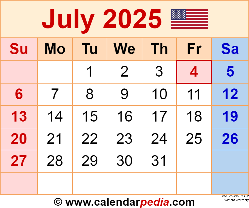 July 2025 Calendar Word A Comprehensive Guide Calendar 2025 June