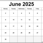 June 2025 Calendar A Comprehensive Guide To The Month s Events And