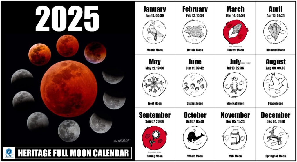 Lunar Calendar 2025 Moon Phases And Astronomical Phenomena Design 